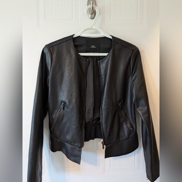 Zara faux leather jacket - Picture 3 of 4